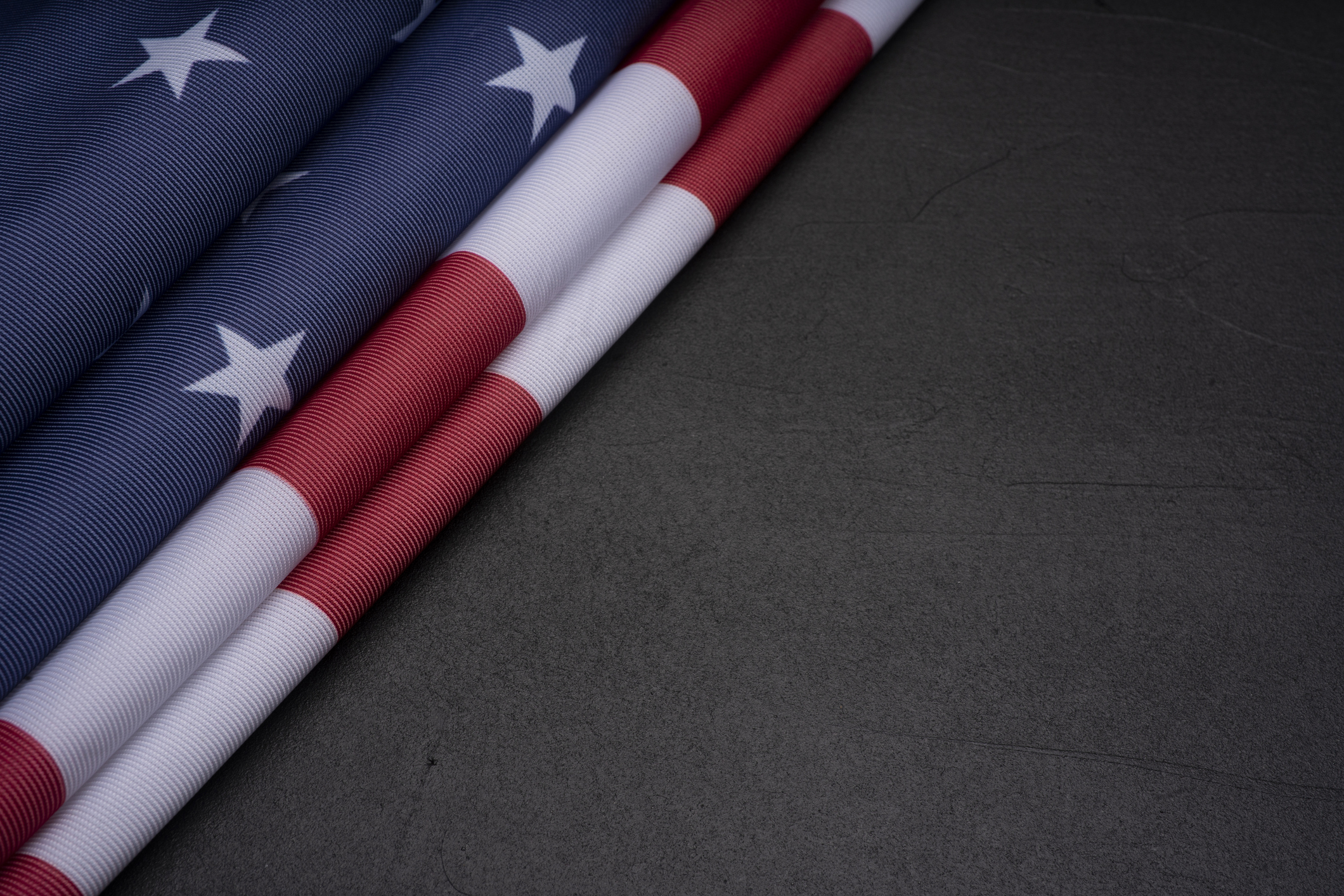 American flags